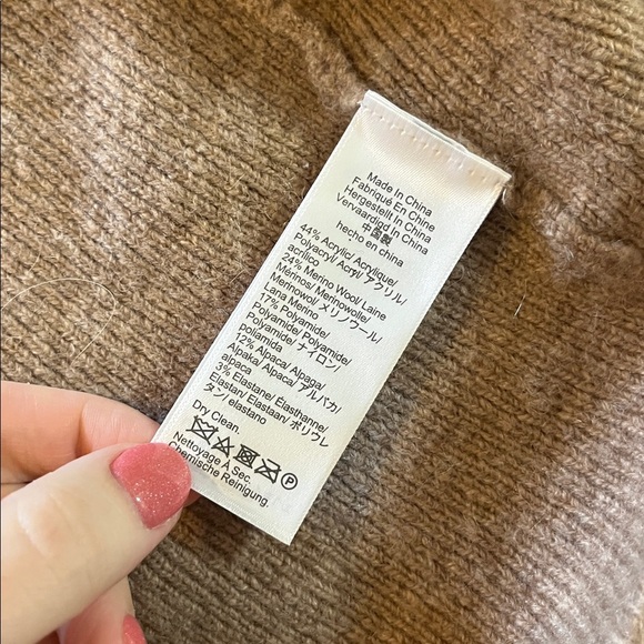 J. Crew Merino Wool Alpaca Blend Cocoon Longline Coatigan Sweater Sz S - Picture 9 of 10